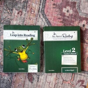 Leap into Reading + All About Reading Level 2 Teachers Manual + Activity Book